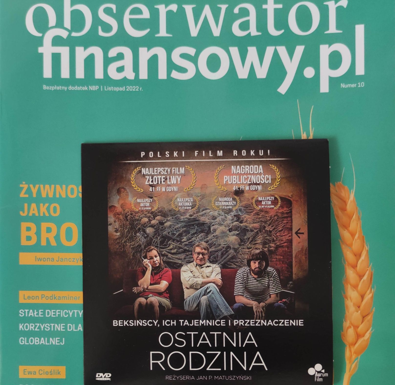 Film Ostatnia rodzina (DVD), polskie kino, Beksińscy, Złoty Lew