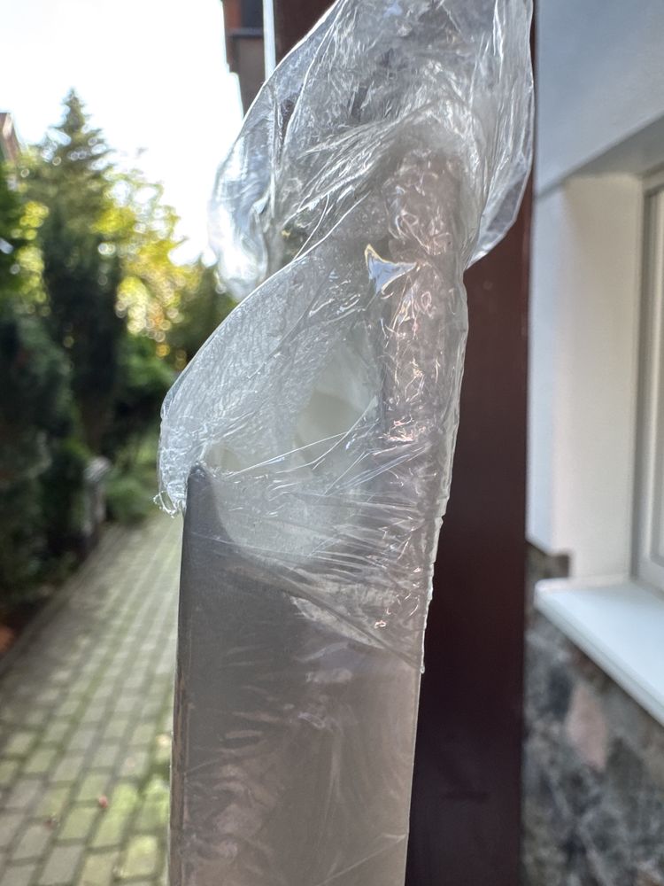Front szafy 185,5 x 60 bialy polysk z frezem