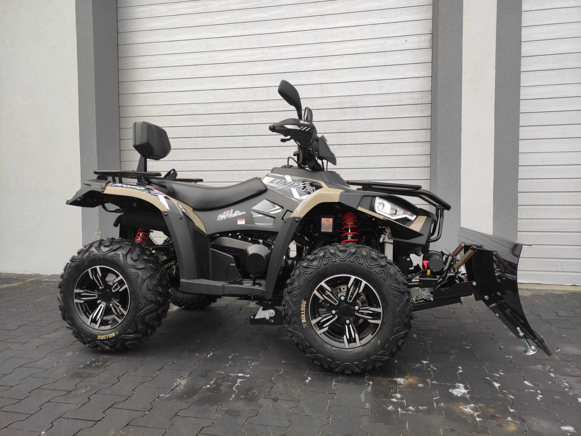 LINHAI ATV 570 PROMAX pług+kufer 4x4 2023**Vat23%*RATY**Trans 150km Gr