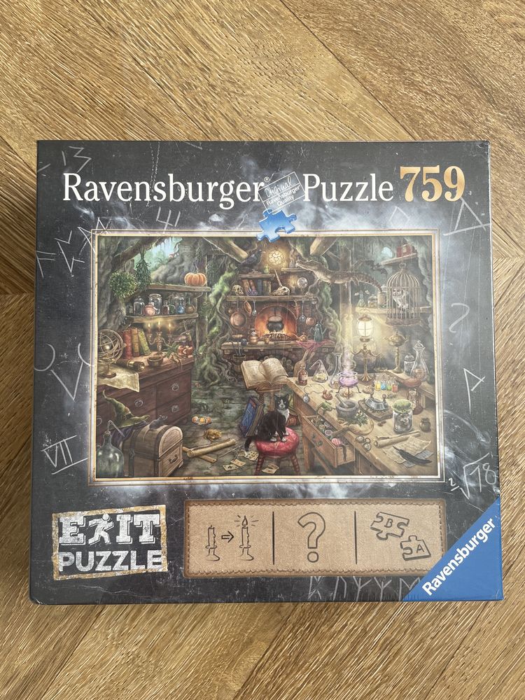 Ravenburger Puzzle 759 Exit Puzzle Kuchnia Czarownicy