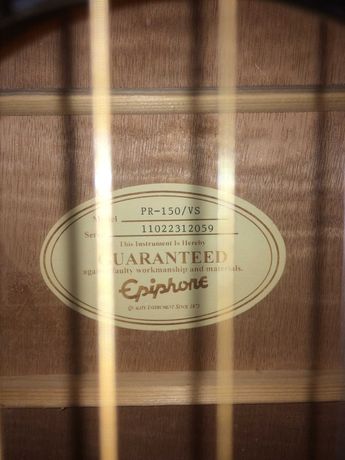 Акустическая гитара Epiphone PR-150