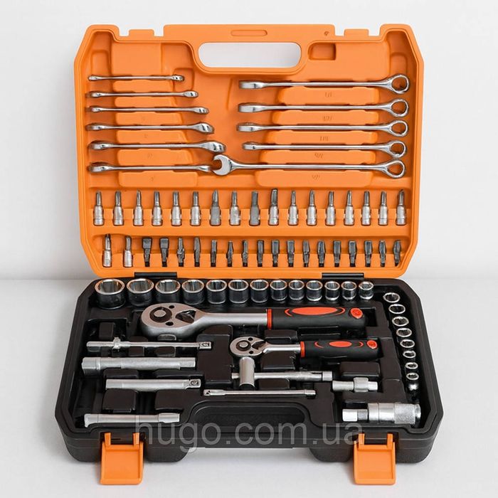 Набор авто инструментов в кейсе, 78 головок, бит, ключей Профессионал!