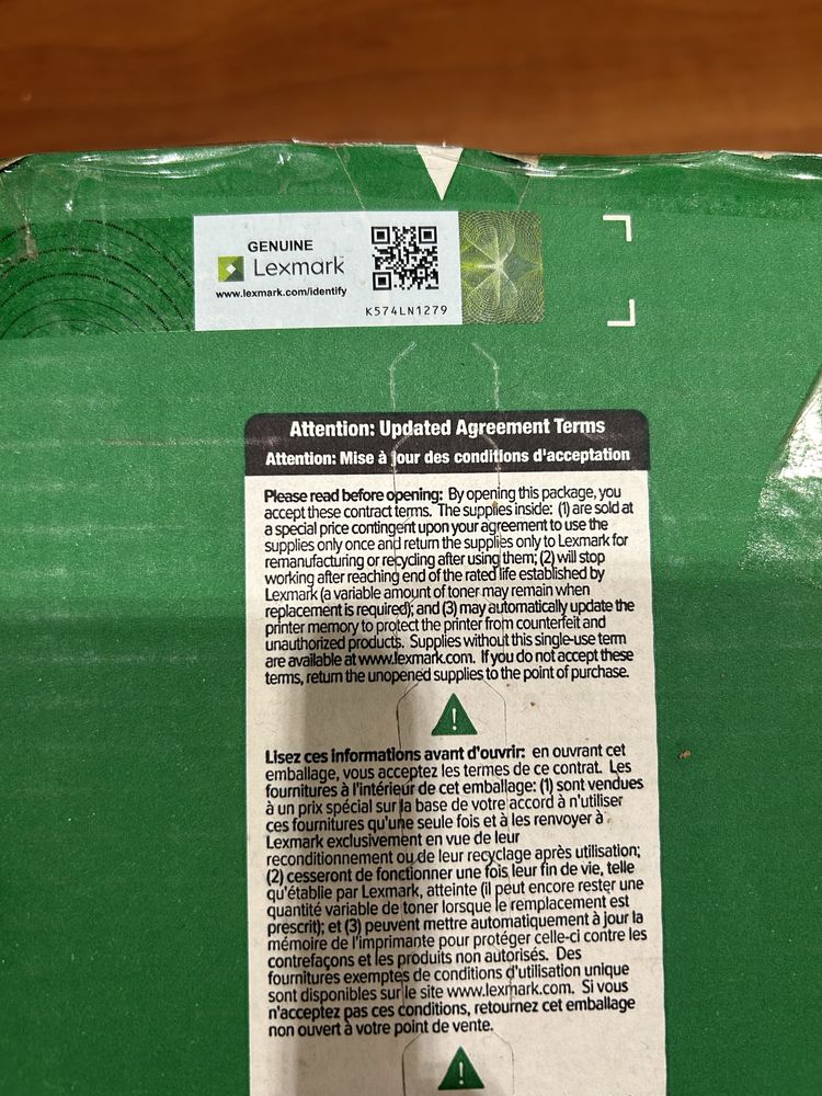 Tusz toner czarny Lexmark B342X00