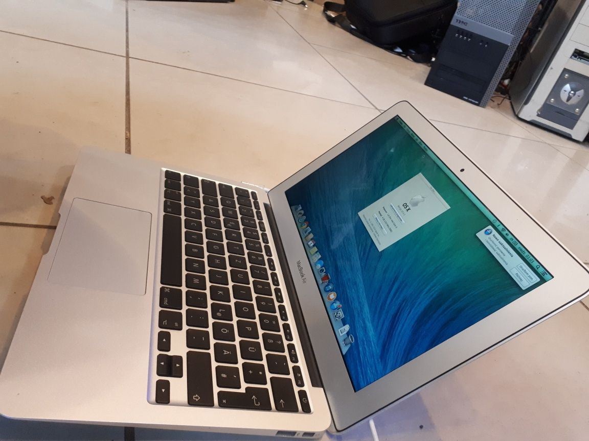 apple macbook air 13 i5 4gb 256ssd 10.15 catalina tylko 120 cykli bat!