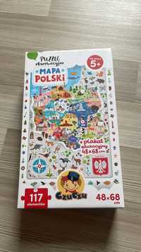 Puzzle Czuczu mapa Polski