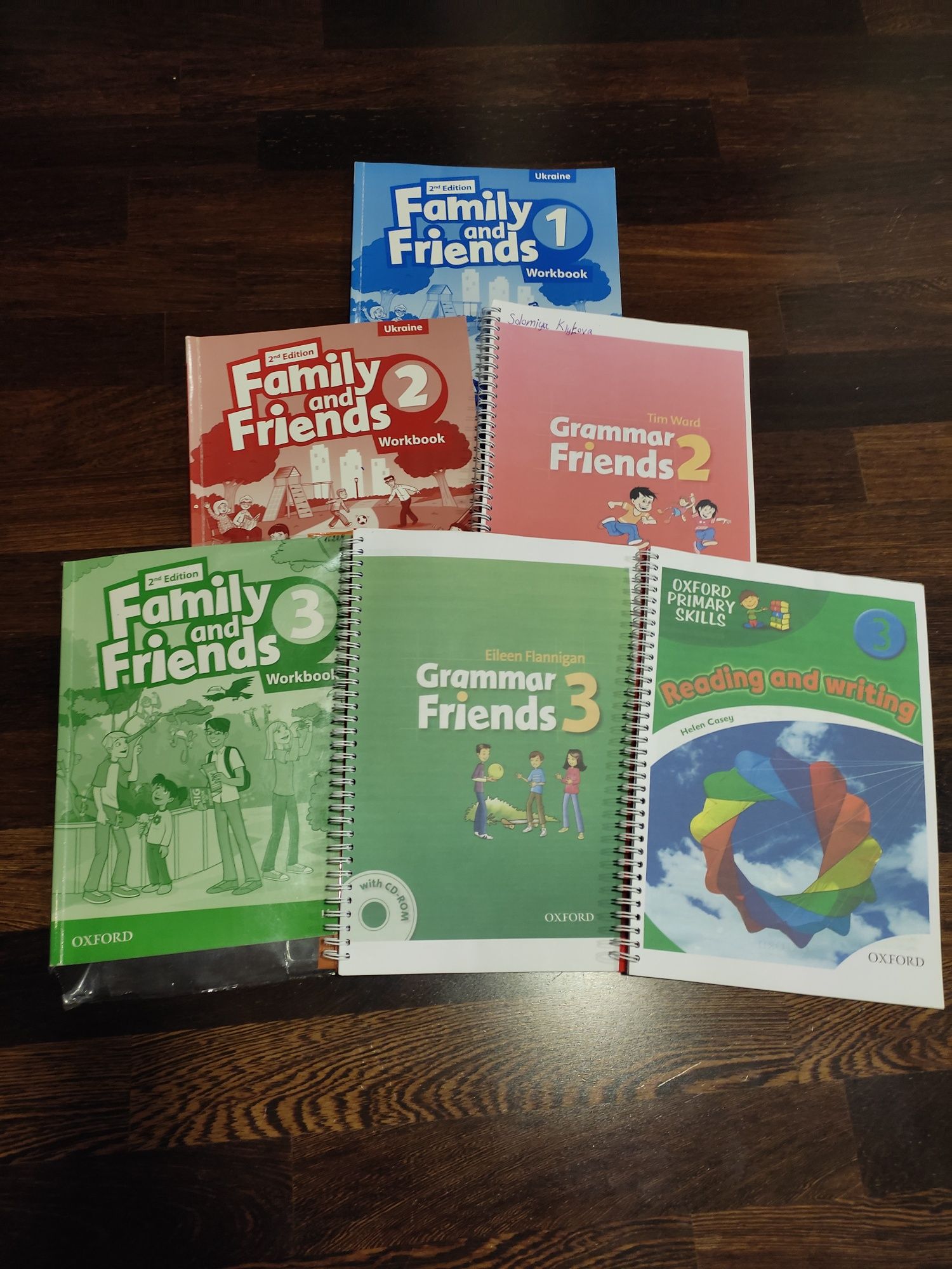 Зошити Workbook Family and Friends 1, 2, 3 клас