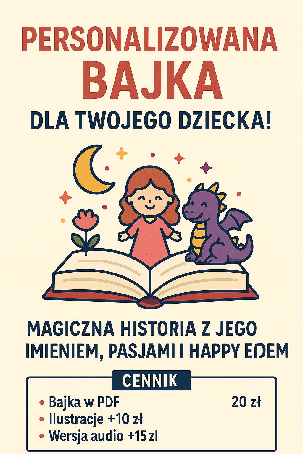 Personalizowana bajka dla twojej pociechy