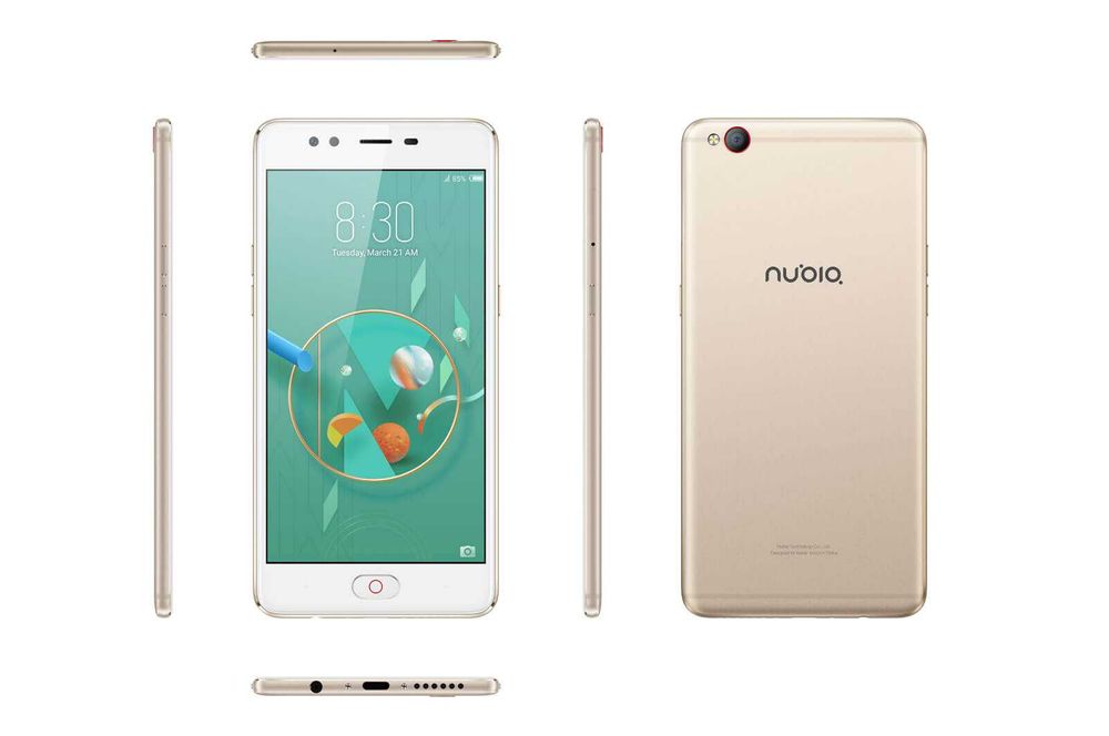 Металлический ZTE Nubia M2 Lite- (3+64Gb) 8 ядер,5000mAh сканер пальца