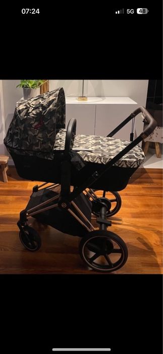 Gondola do wózka Cybex Priam Butterfly Stan idealny, folia przeciwdesz