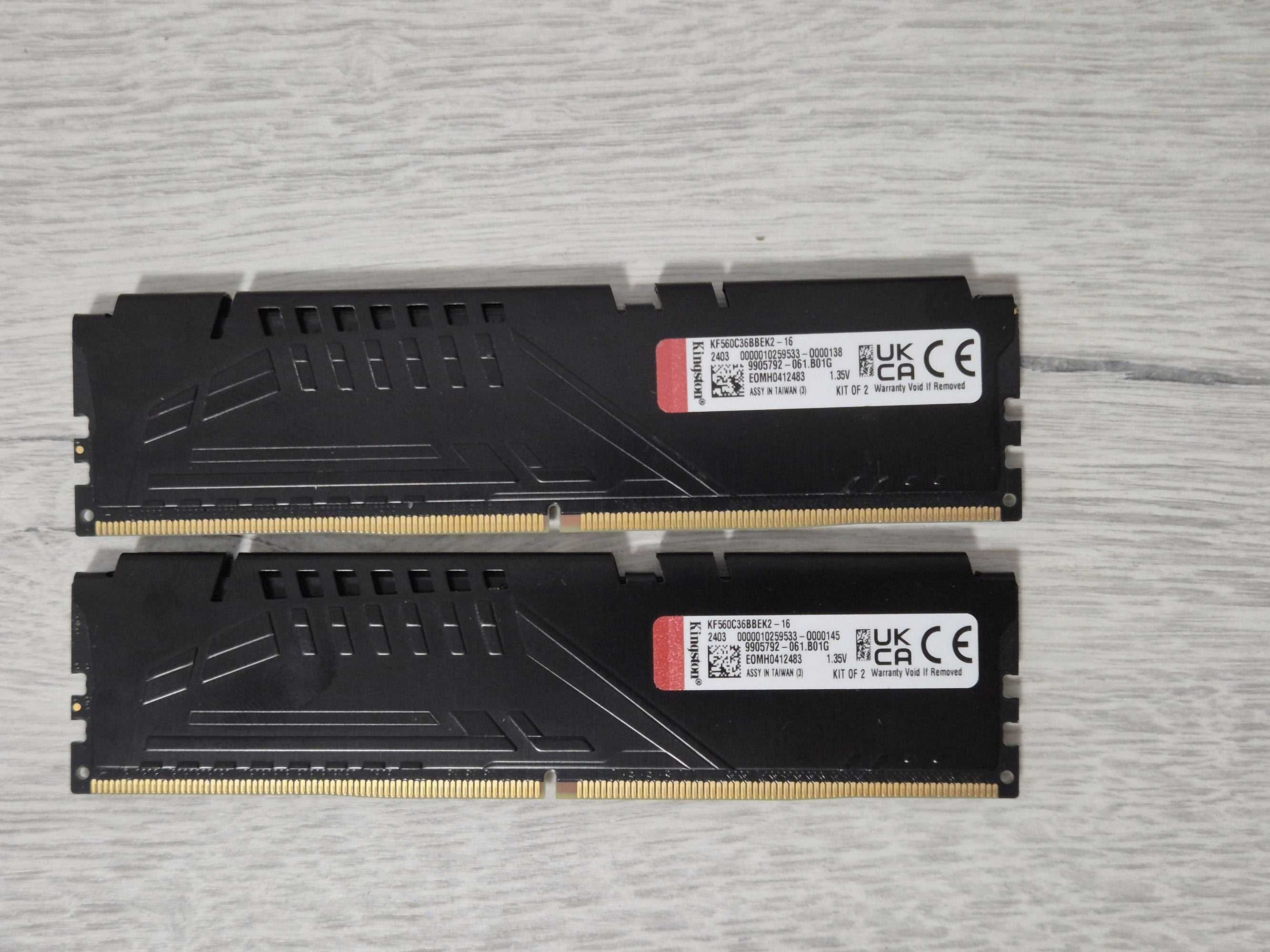 пам'ять DDR5 16GB Kit (2x8) 6000MHz CL36 Kingston FURY BEAST. Trade-in
