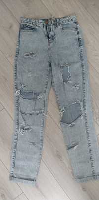Spodnie jeansowe CROPP damskie r.32 XXS