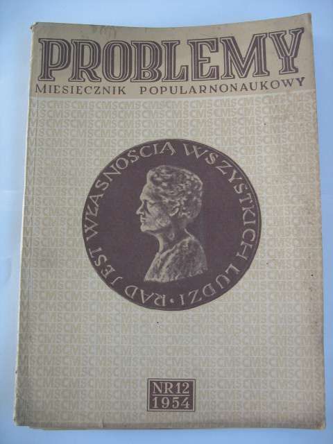 Stary miesięcznik popularno naukowy-PROBLEMY-1954 rok