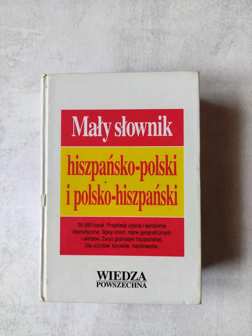 Mały słownik hiszpańsko-polski, polsko-hiszpański, Wiedza Powszechna