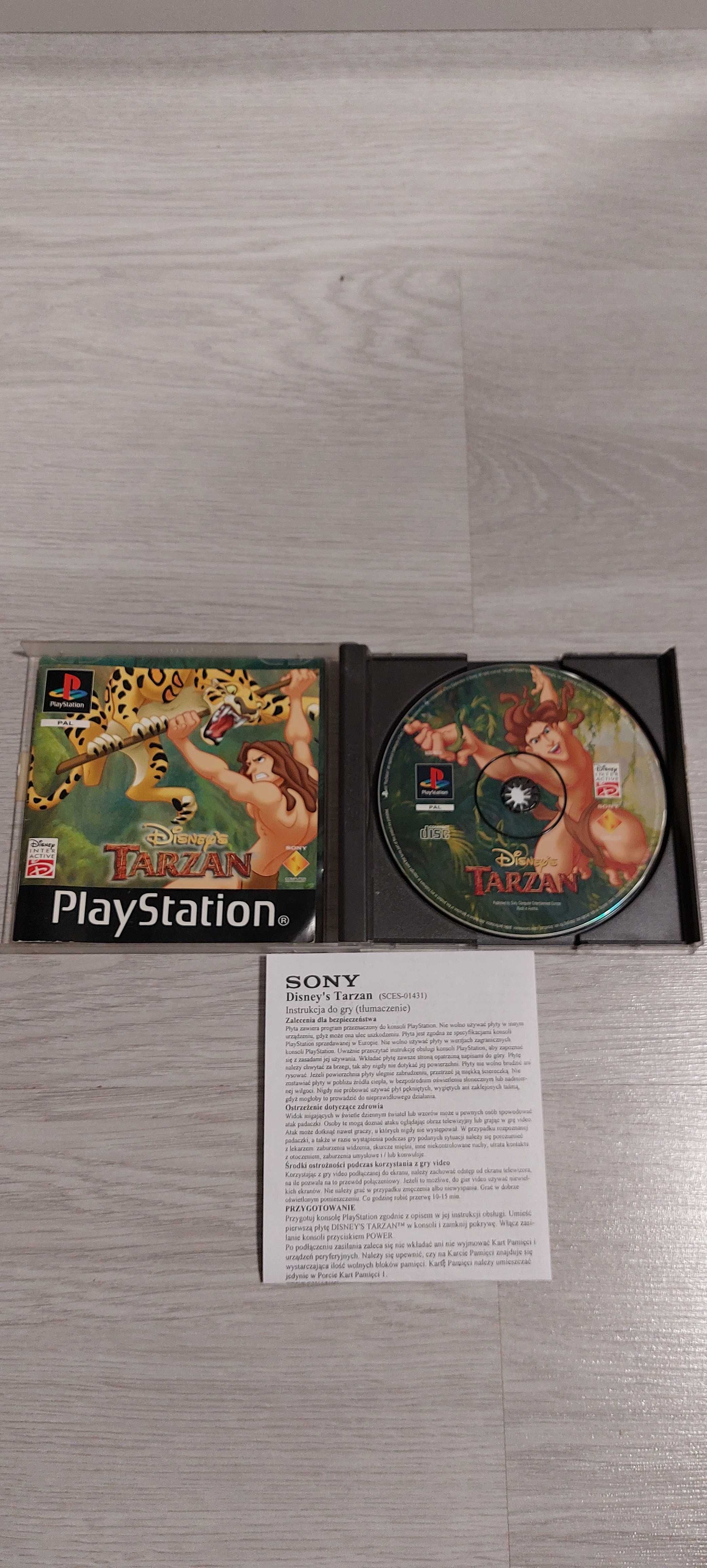Gra Tarzan Unikat ps1,psx,ps one