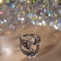 Кольцо дракон коготь дракона серебро 17 размер 925 проба