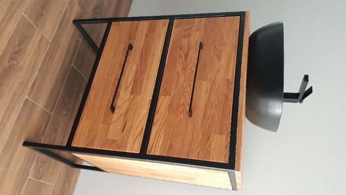 Szafka Łazienkowa Pod Umywalkę Solidna Dąb - 80x45x80cm Jasna - Komoda