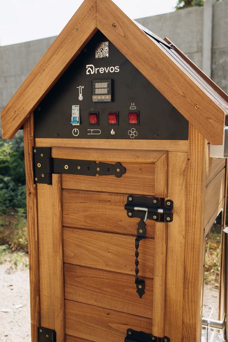 Універсальна коптильня 3 в 1 | 62 л Drevos Міні 2.0 для мʼяса та риби