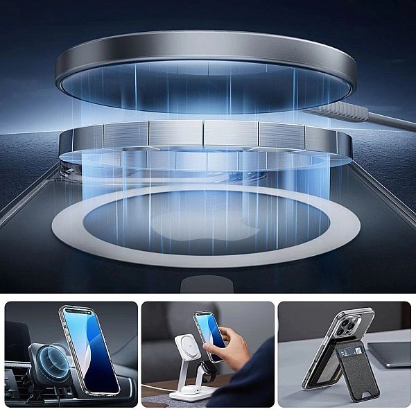 Esr Classic Pro Set Halolock Magsafe Iphone 16 Pro Max Clear