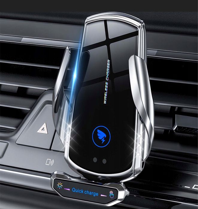 Uchwyt samochodowy z ładowaniem indukcyjnym