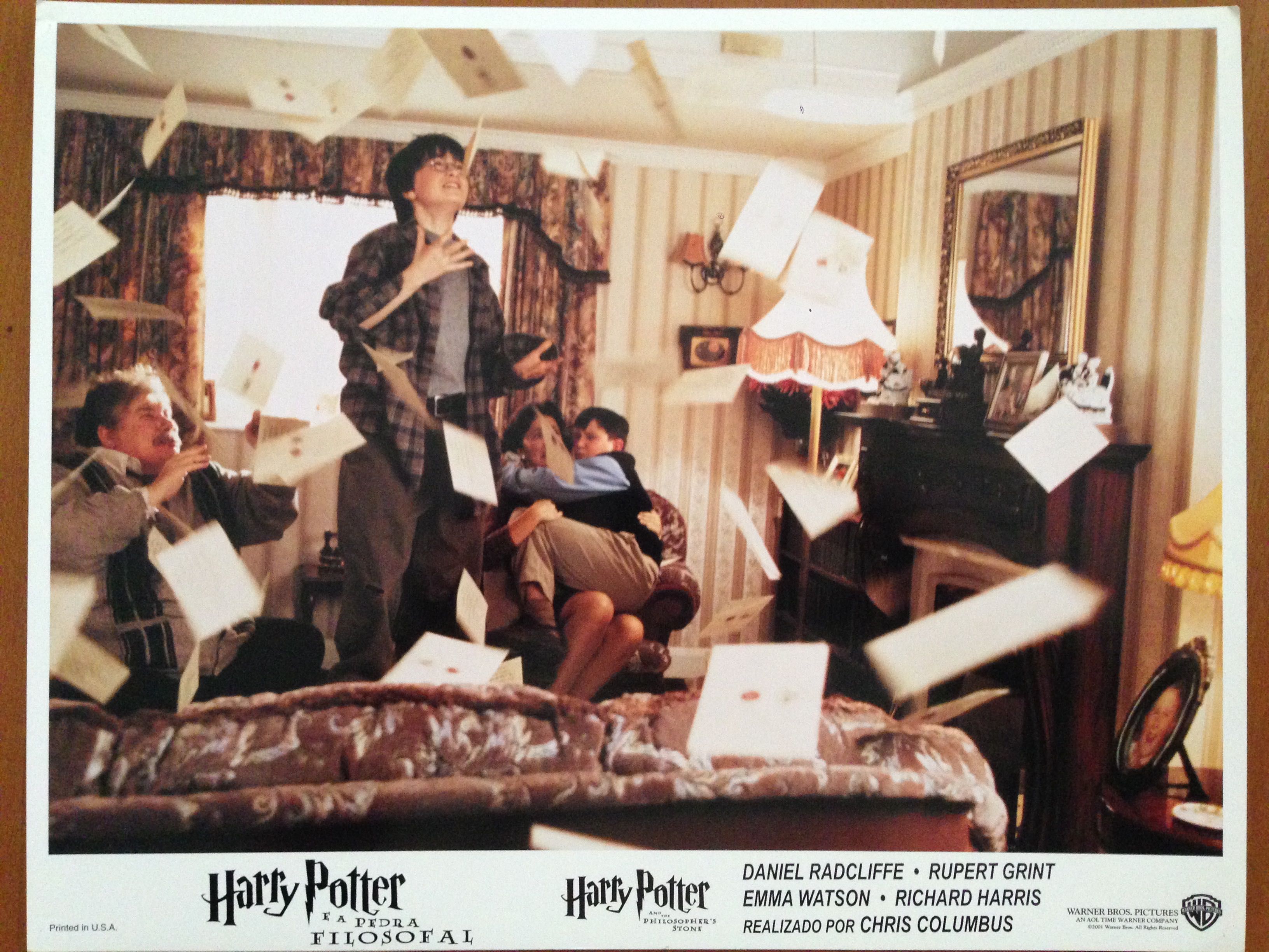 Cartazes cinema originais cos filmes Harry Potter