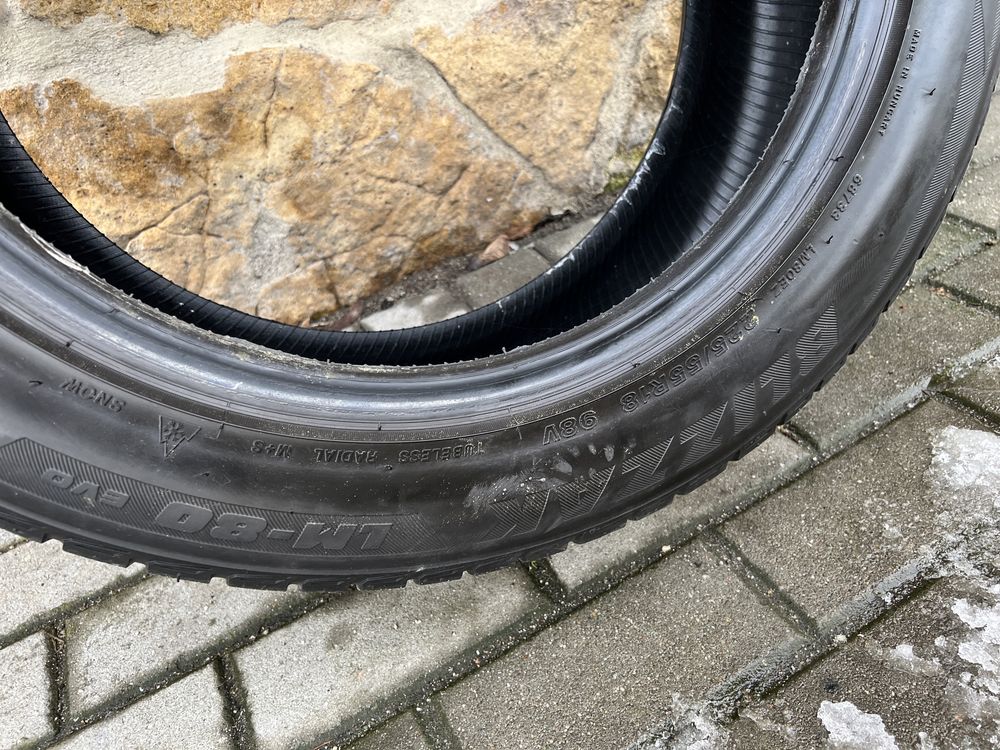 Opony zimowe bridgestone blizzak LM 80 evo 225/55/18