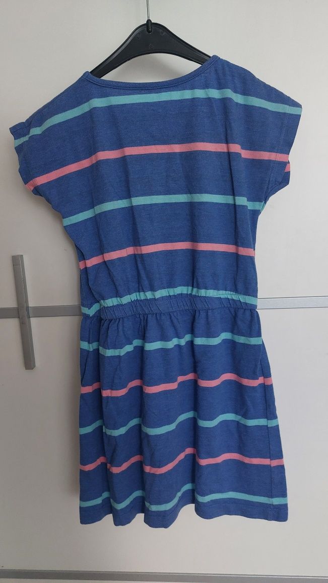 Sukienka granatowa paski marynarska rozkloszowana dunnes stores 9 134