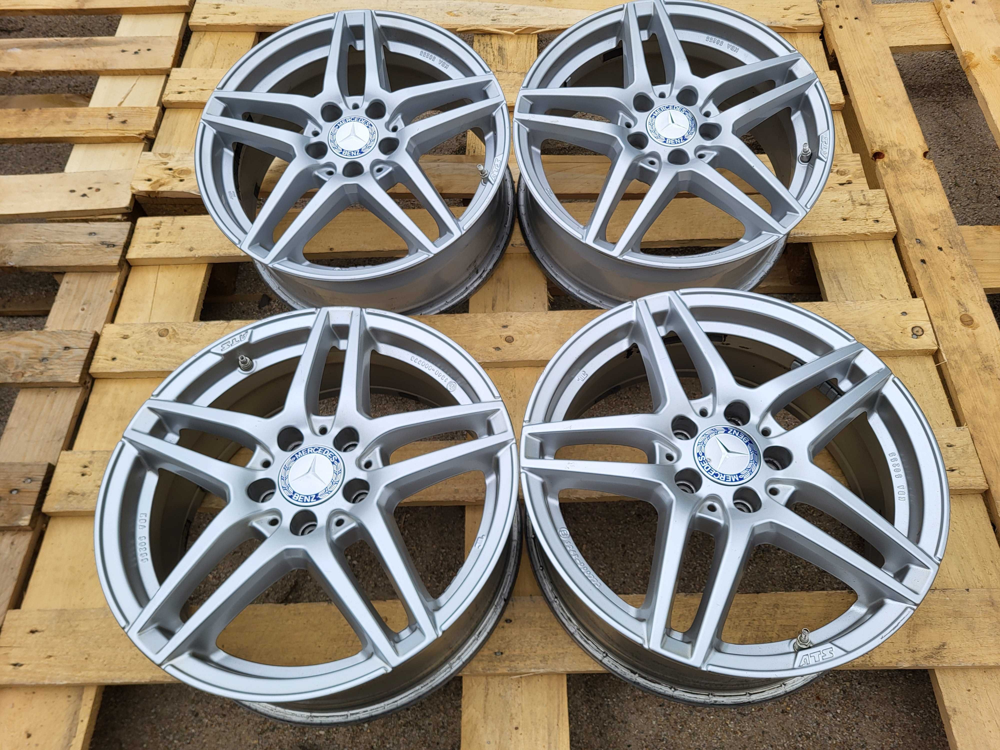 [885] Felgi aluminiowe MERCEDES 17 Cali 5x112 7J ET48.5 + Czujniki