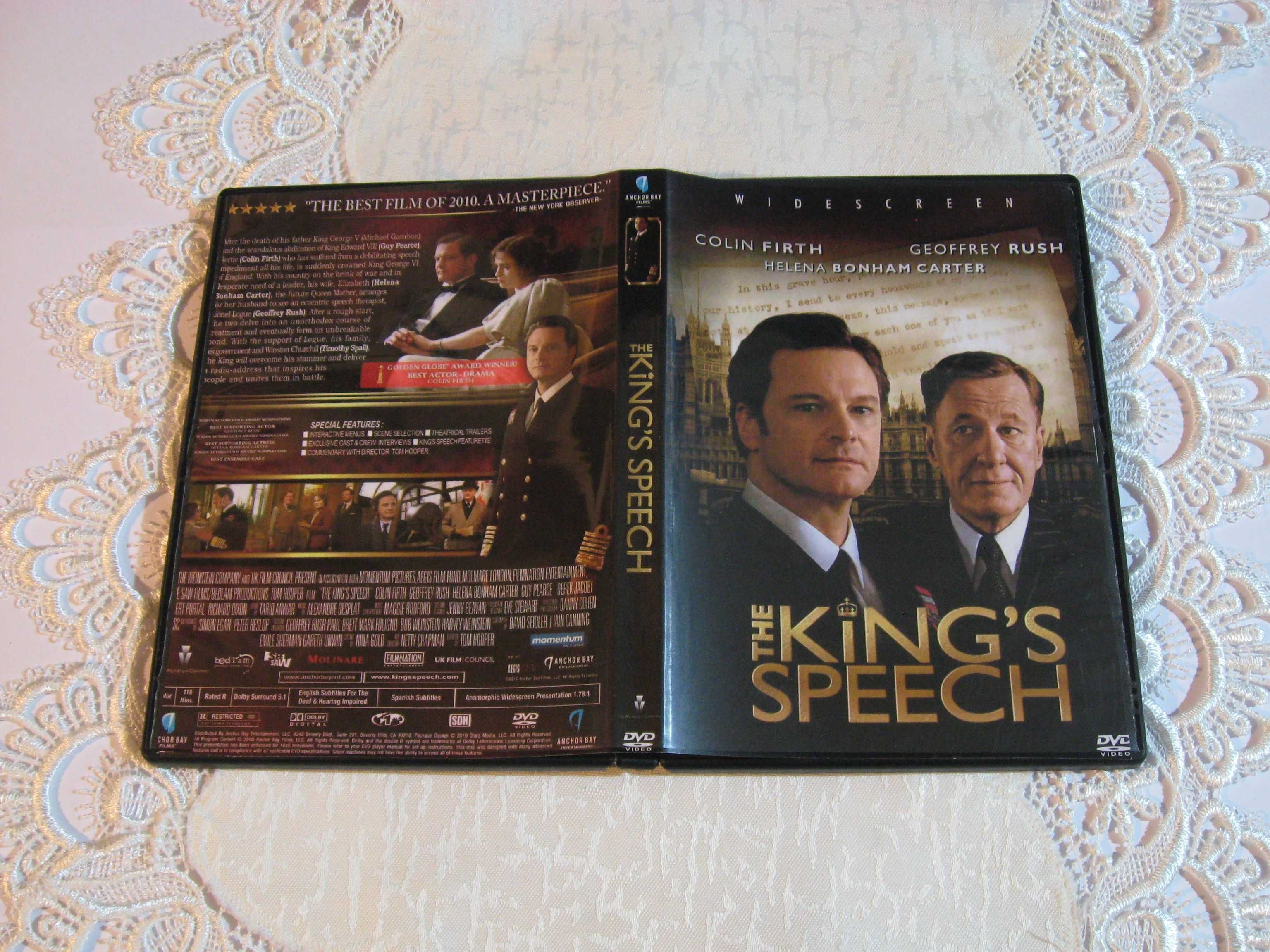 Film DVD Jak zostać królem 2010 Oskar Polski Lektor
