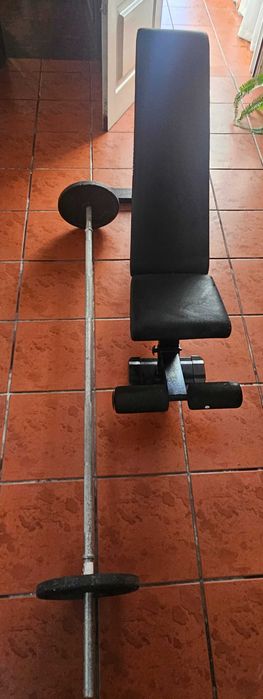 Banca de musculacao ajustavel
