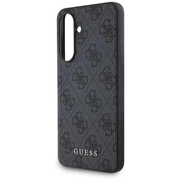Etui Guess 4G Metal Gold Logo na Samsung Galaxy A56 - czarne