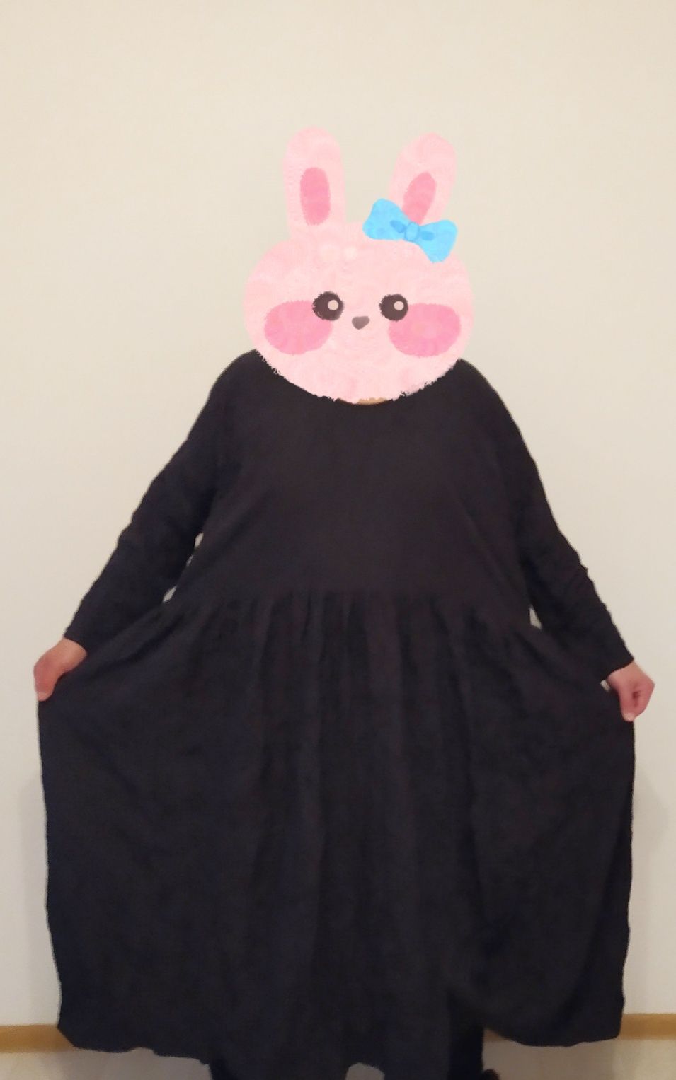 Большой размер чёрное женское платье Hebbeding размер 56 58 60