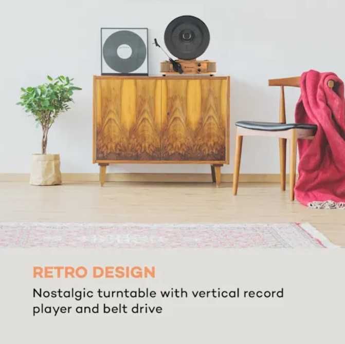 Gramofon Pionowy retro Verticalo SE Auna    G-150