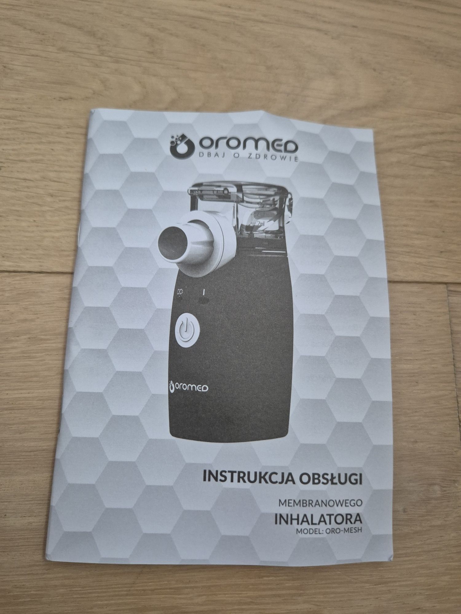 Inhalator membranowy oro-mesh. Marka oromed.  Atomizer.