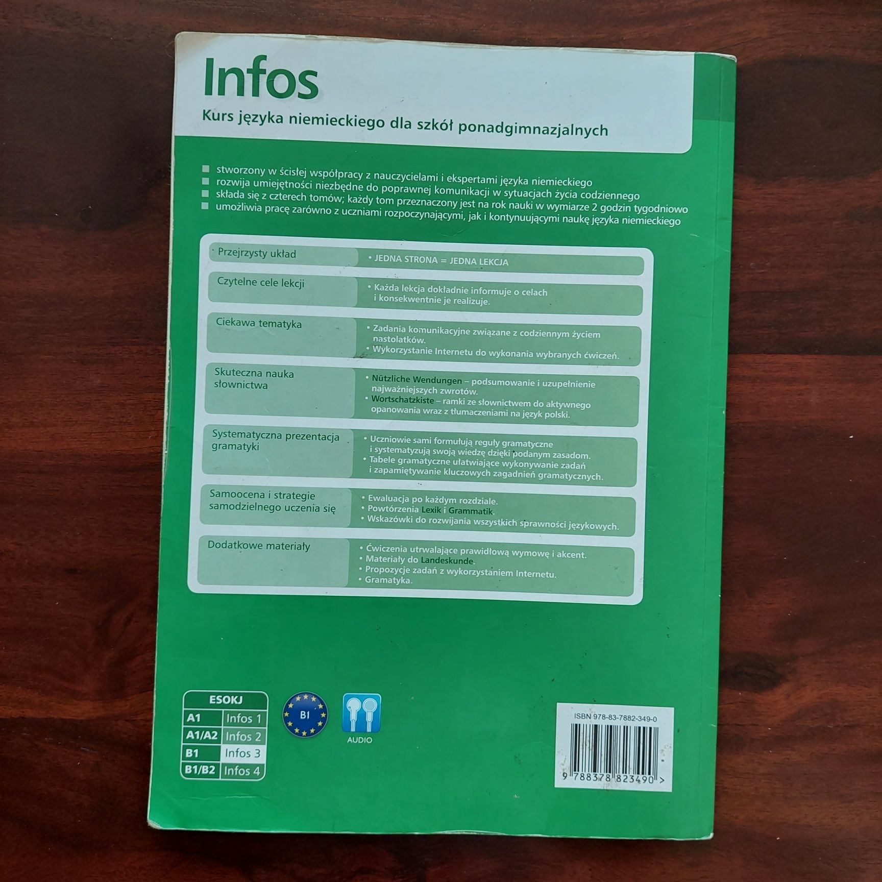 Infos 3 podręcznik I ćwiczenia język niemiecki