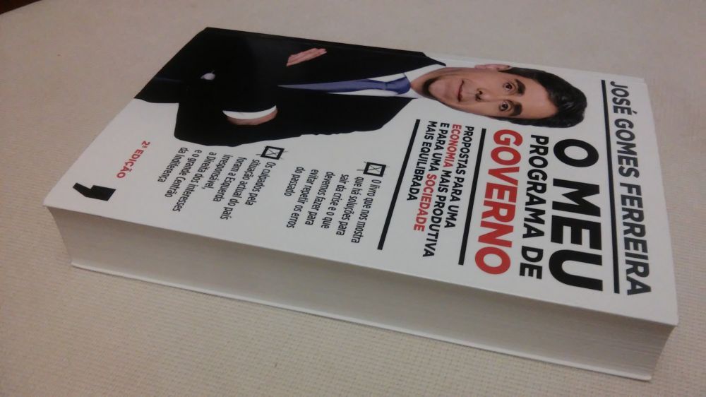 O Meu Programa de Governo, José Gomes Ferreira (NOVO) Portes Grátis