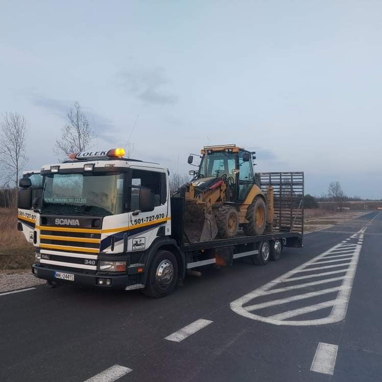 Usługi Transportowe Transport Maszyn "LOLEK" Pomoc drogowa Laweta