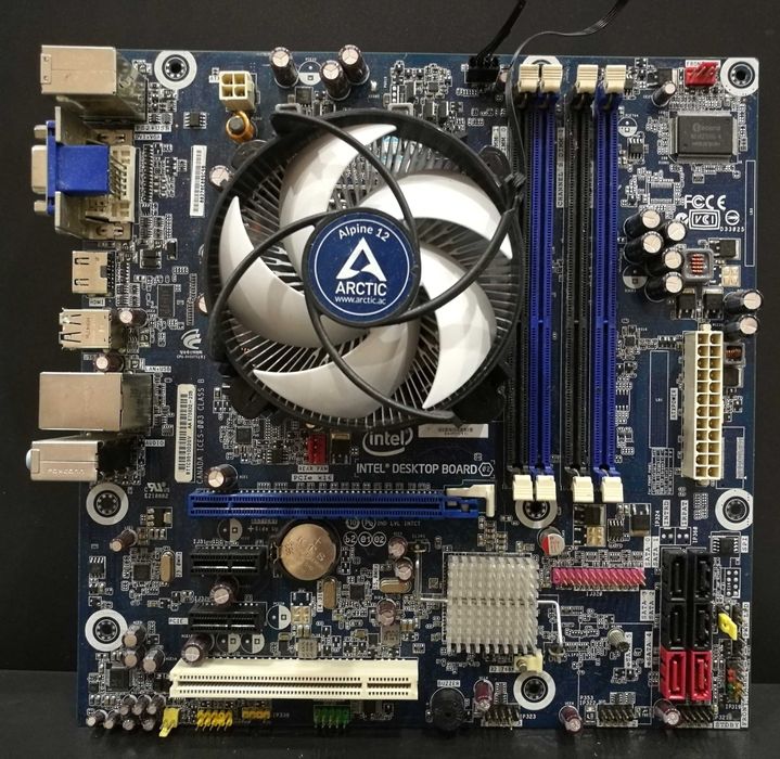 Материнська плата Intel DH55TC, 4x2GB DDR3-1333 CL9, Intel Xeon X3460