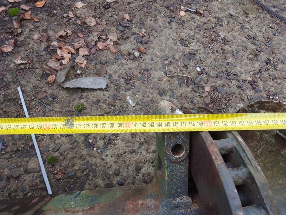 Oś osie BPW Eco Plus tarcza dlugosc 210 cm szerokosc belki 12cm