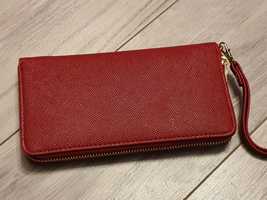 Nowy damski portfel czerwony Tom&Rose duzy pojemny