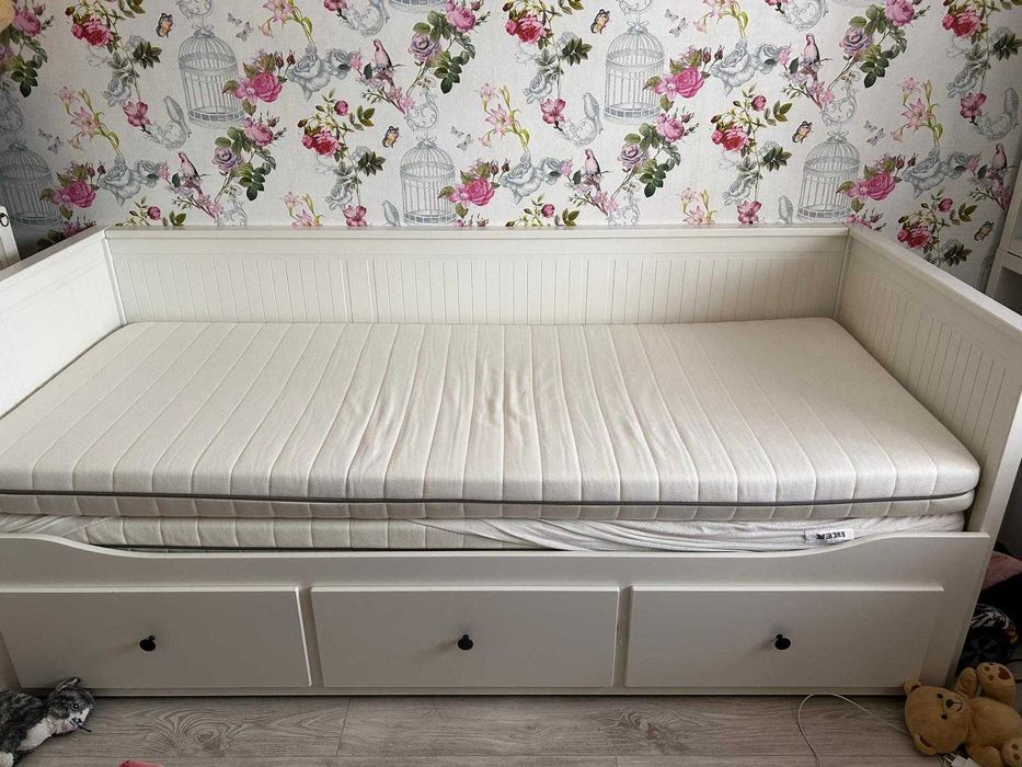 Vendo HEMNES - Cama indiv/dupla c/3 gav, 80x200 cm + 2 colchões