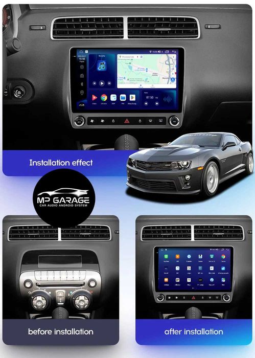 Nawigacja Chevrolet_Camaro_5 CarPlay AndroidAuto 4G LTE Qled