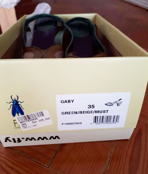 Sandálias Socas Fly London Pele/Camurça