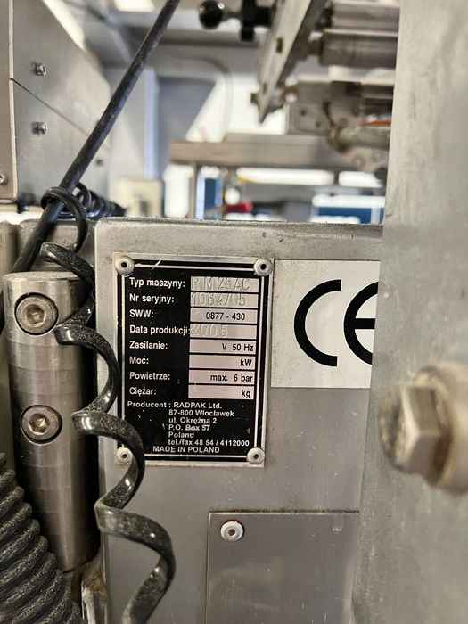 Radpak RM25AC Cofpak DWK profesjonalna linia pakująca waga taśmy