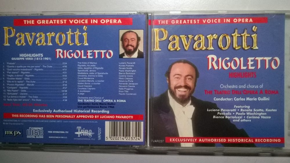 CDs de Pavarotti