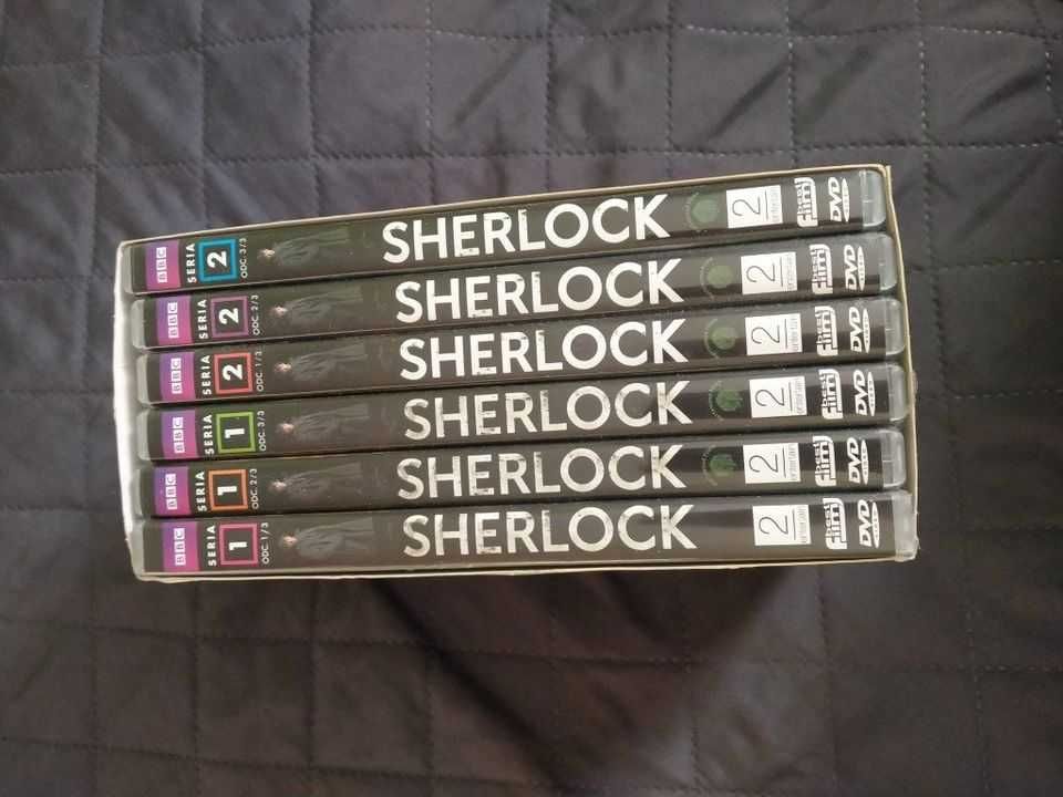 Sherlock. Seria 1 i 2 (7 DVD Box)