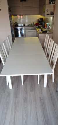 Duży stół + 6 krzeseł