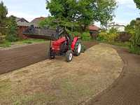 Nowy trawnik, zakładanie trawników, glebogryzarka separacyjna KATOWICE