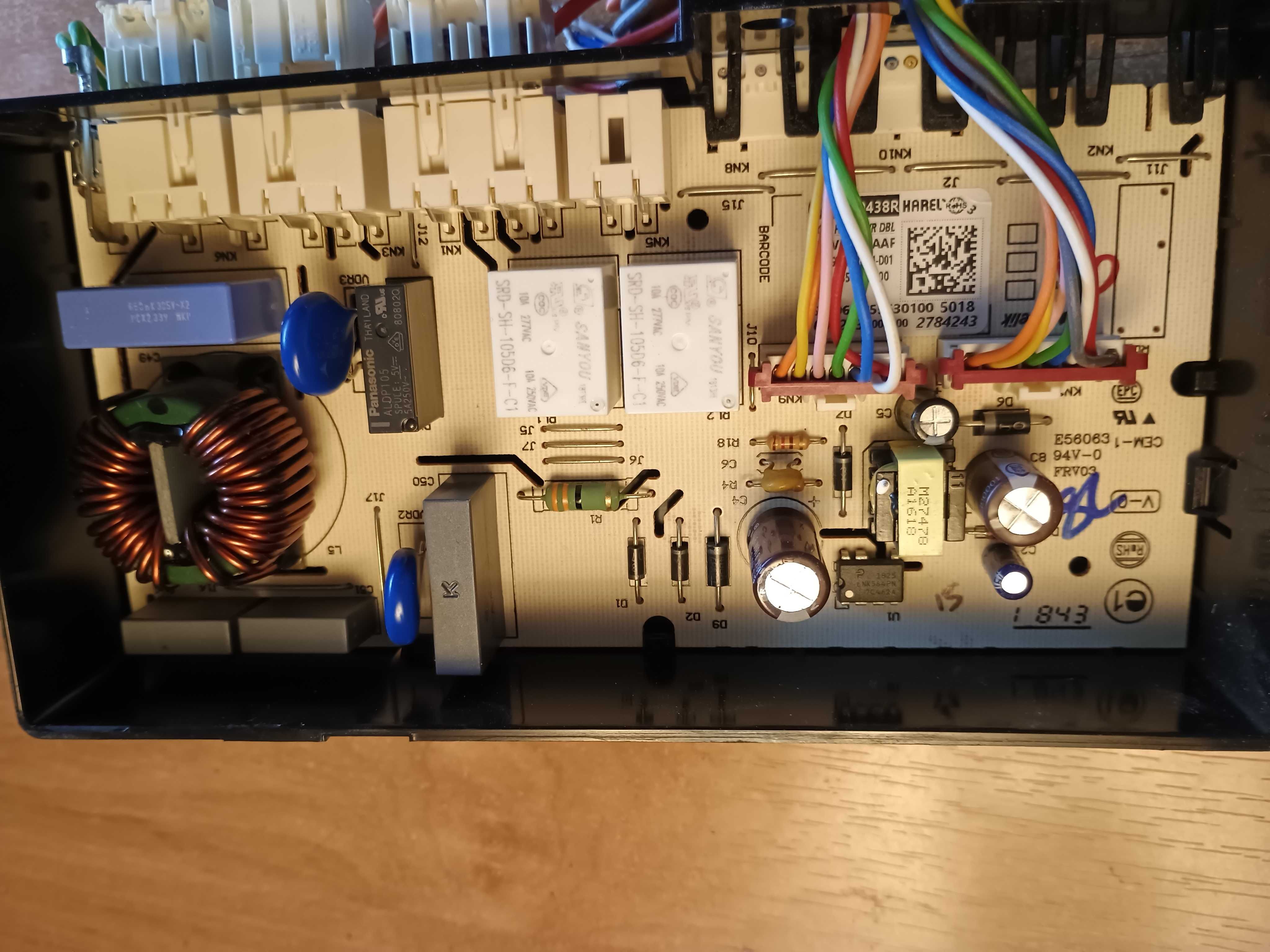 moduł zasilania sterujący pralki beko