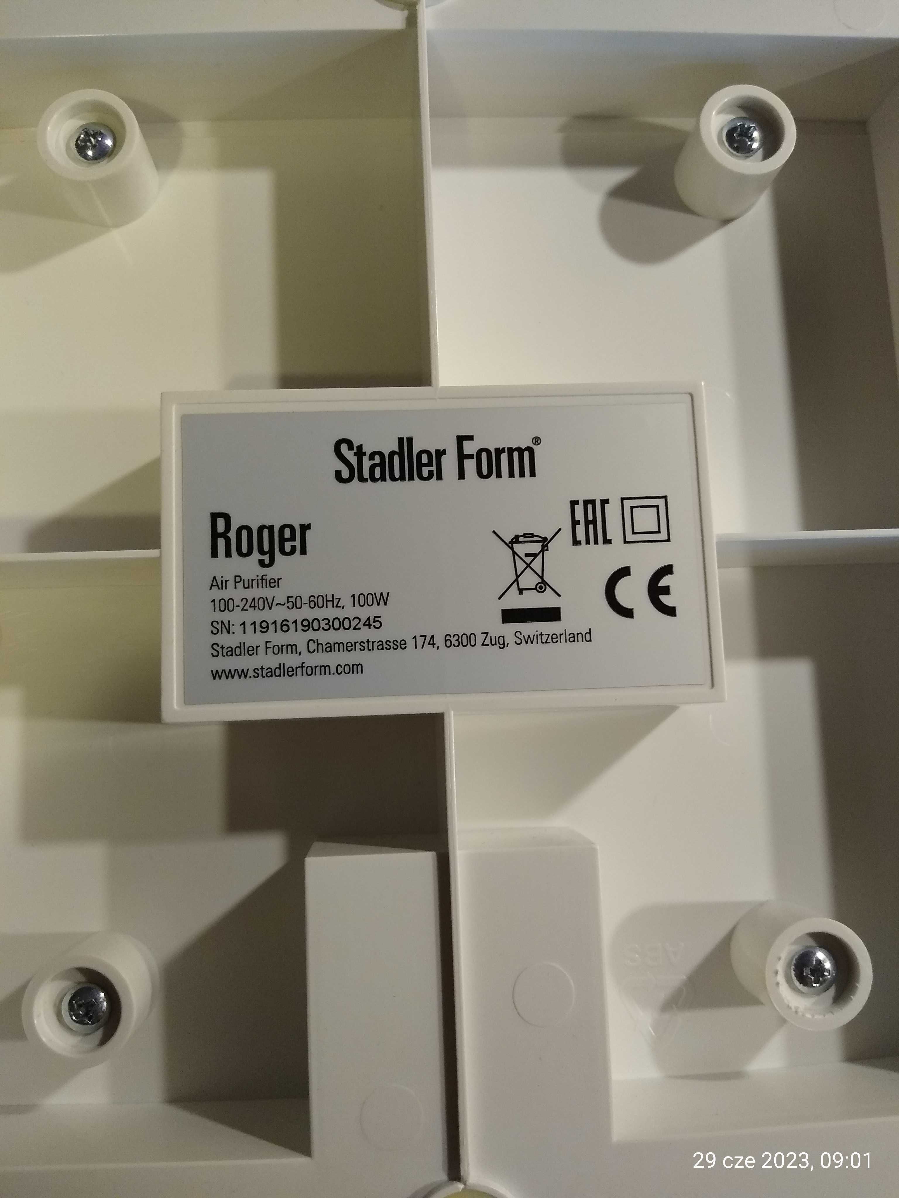 Oczyszczacz powietrza Stadler Form Roger