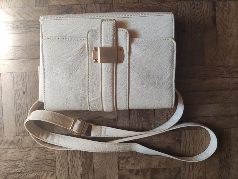 Mala à tiracolo creme Primark